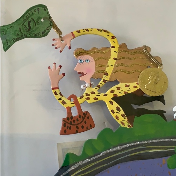 Fanciful Flights Mail Caddy With Letter Opener - Picture 4 of 8